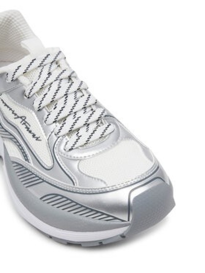 Emporio Armani Sneakersy X3X238 XR388 00520 Srebrny