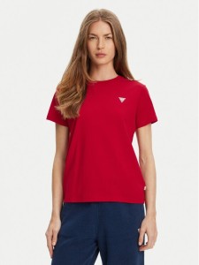 Guess Jeans T-Shirt W4YI10 J1314 Czerwony Regular Fit