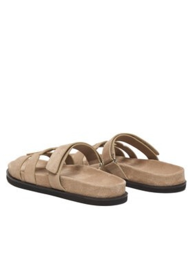 Tory Burch Klapki Ines Sport Slide 163481 Brązowy jasny