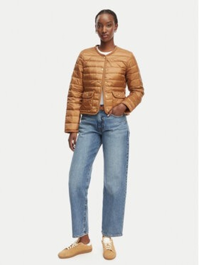 Tommy Hilfiger Kurtka przejściowa WW0WW49660 Brązowy jasny Slim Fit