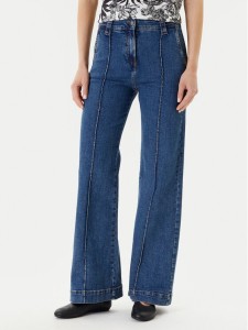 United Colors Of Benetton Jeansy 4W8CDE02F Niebieski Flare Fit