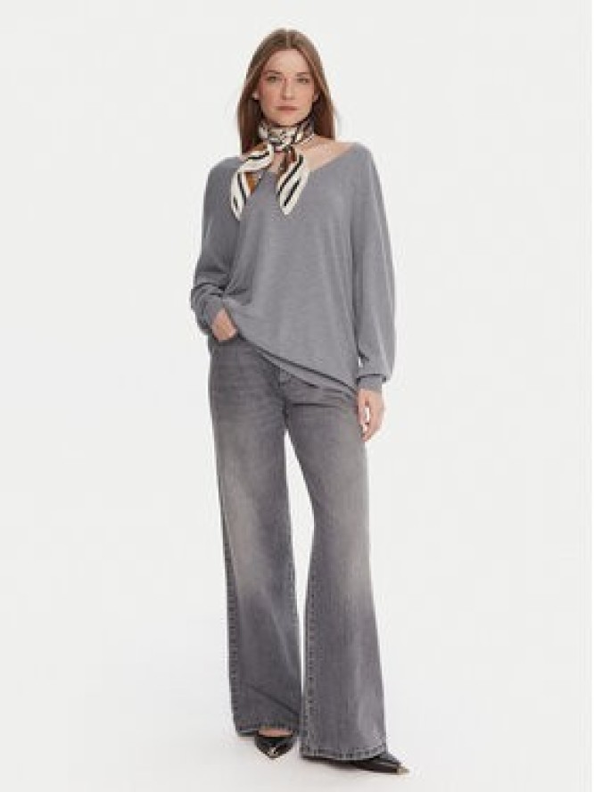 Kontatto Sweter 3M0815C Szary Relaxed Fit