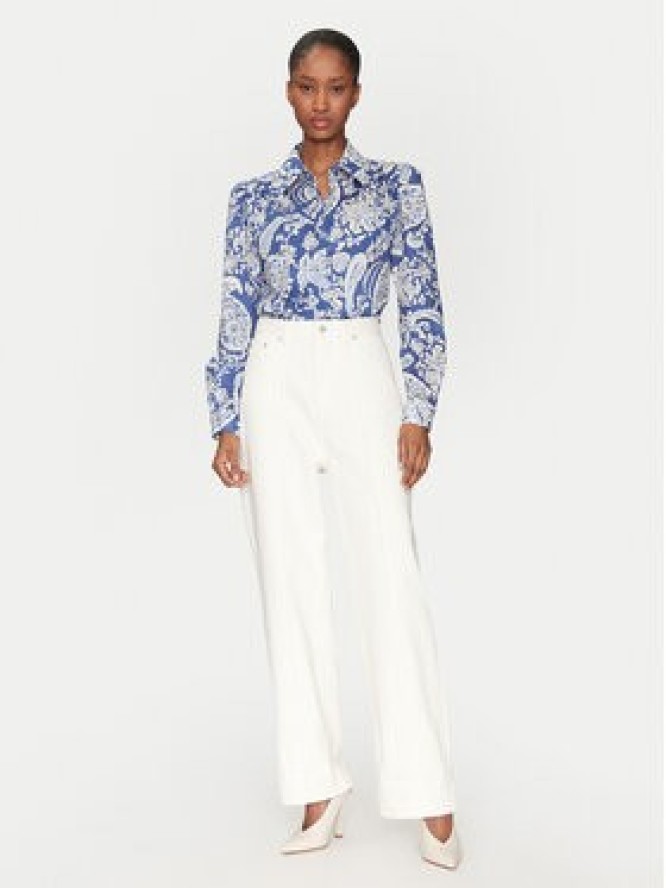 Luisa Spagnoli Koszula Bonifico 541847 Niebieski Regular Fit