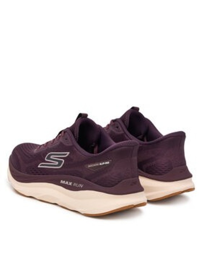 Skechers Sneakersy Max Run 129200 Bordowy