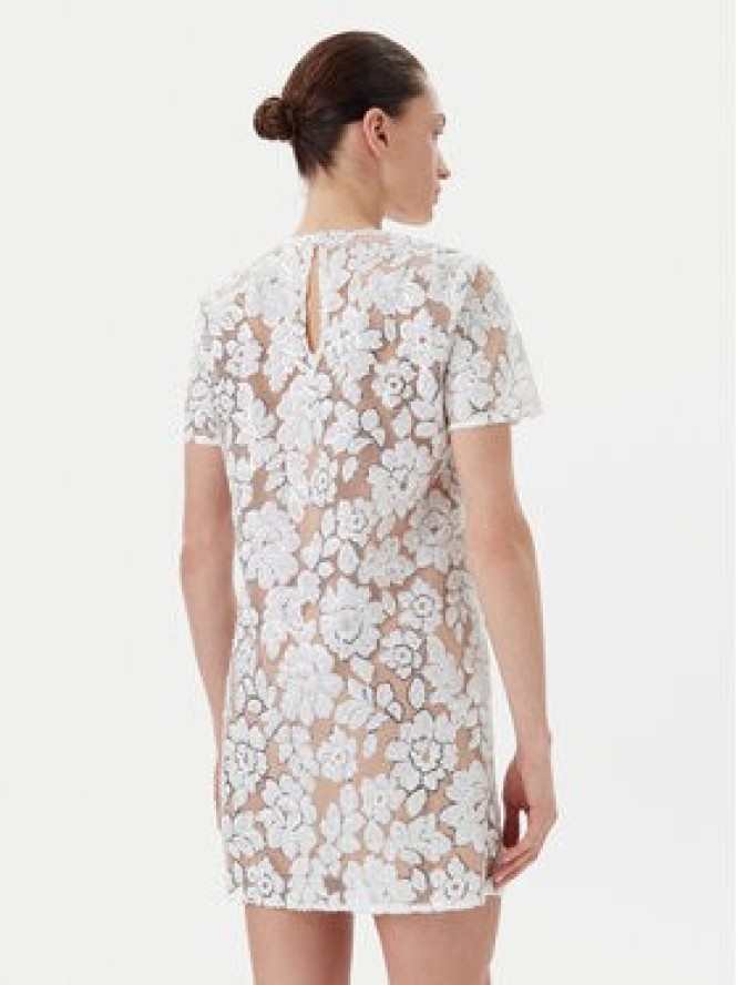 MICHAEL Michael Kors Sukienka koktajlowa MS582WRHDE Biały Regular Fit