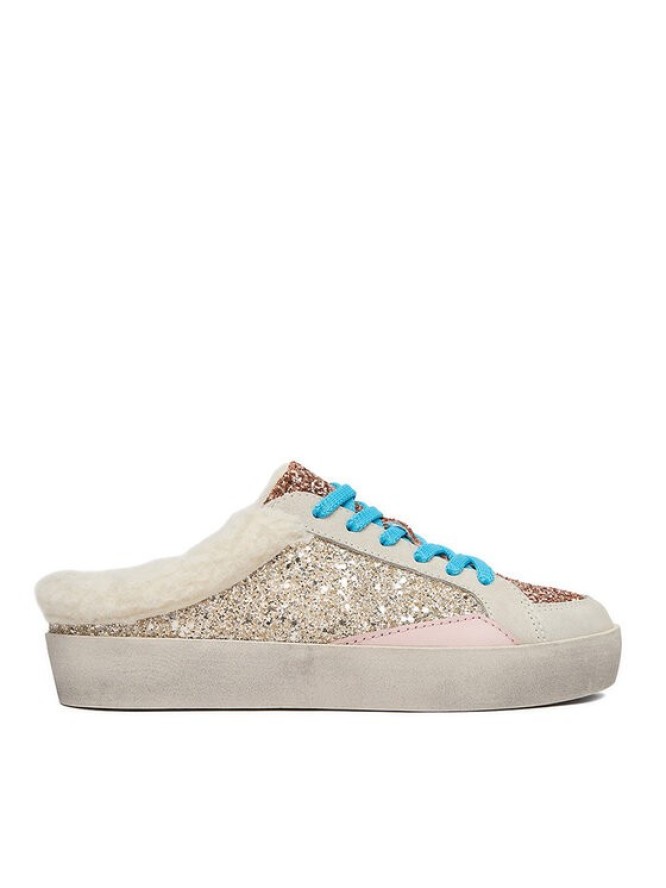 Eva Minge Klapki NARI-25/502 Złoty