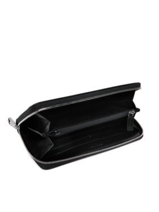 Calvin Klein Portfel Bold Ck Long Zip Around LV04F1077G Czarny