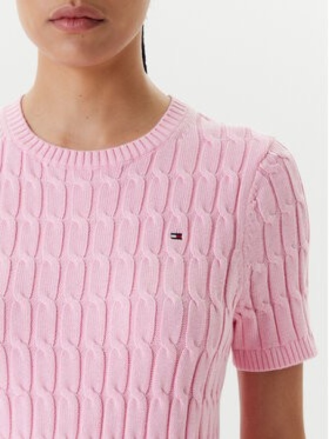 Tommy Hilfiger Sweter WW0WW45656 Różowy Regular Fit