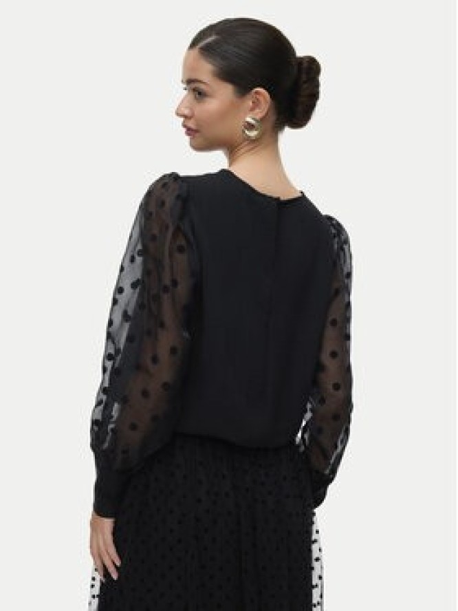 Vero Moda Bluzka Alva 10337474 Czarny Regular Fit