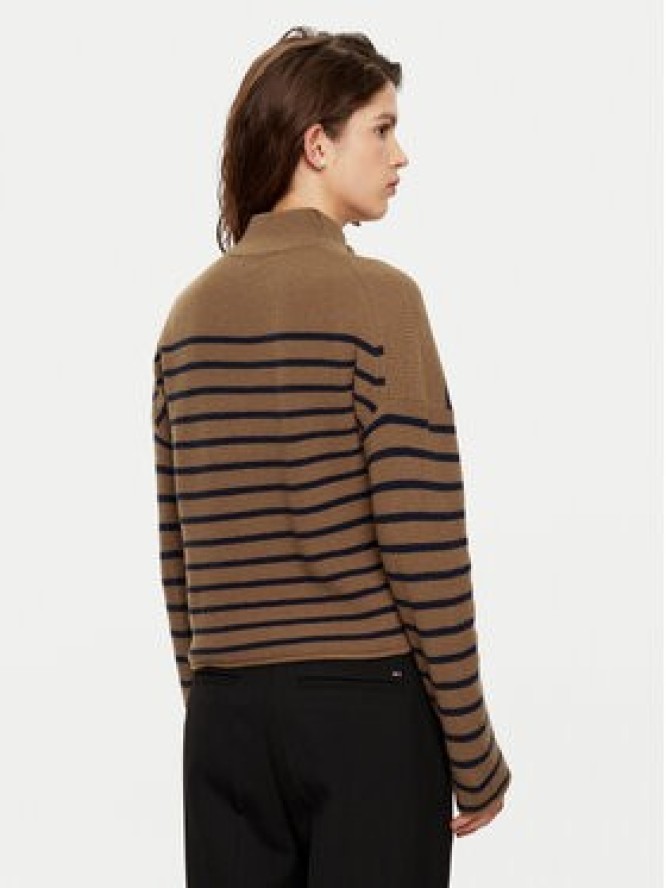 Tommy Hilfiger Sweter WW0WW44981 Brązowy Relaxed Fit