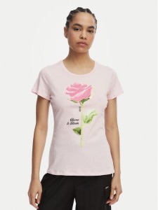 Liu Jo T-Shirt WA6477 JS923 Różowy Regular Fit