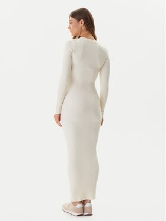 Guess Sukienka dzianinowa V5BK02 Z3JD2 Écru Slim Fit