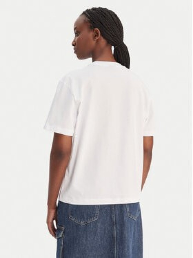 Karl Lagerfeld Jeans T-Shirt B1W17055 Biały Relaxed Fit