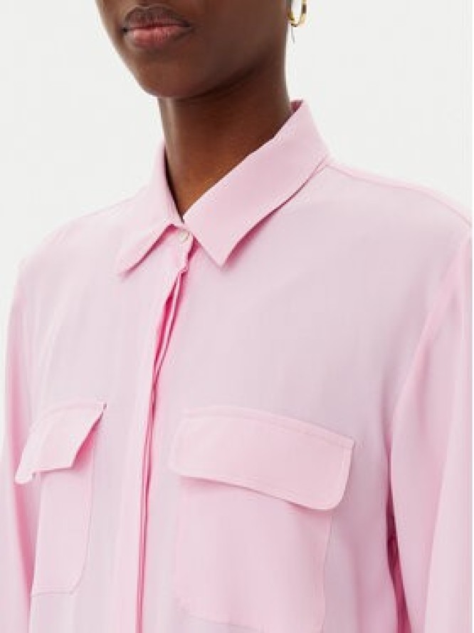 Marella Koszula Ordine 2513111151200 Różowy Regular Fit