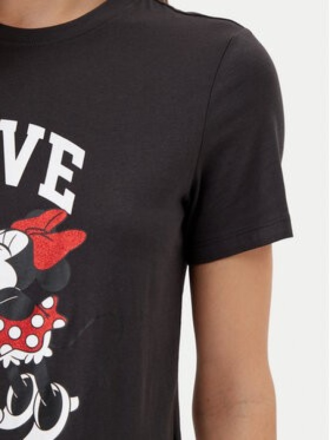 ONLY T-Shirt Mickey 15317991 Czarny Regular Fit