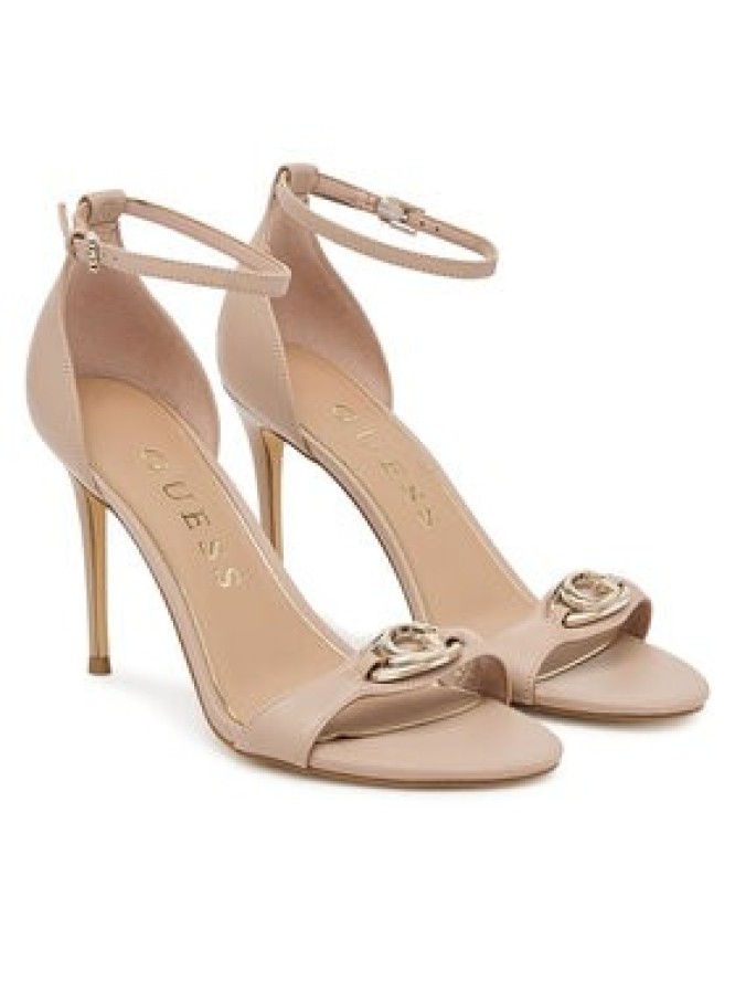 Guess Sandały FLTKAB LEA03 Beżowy