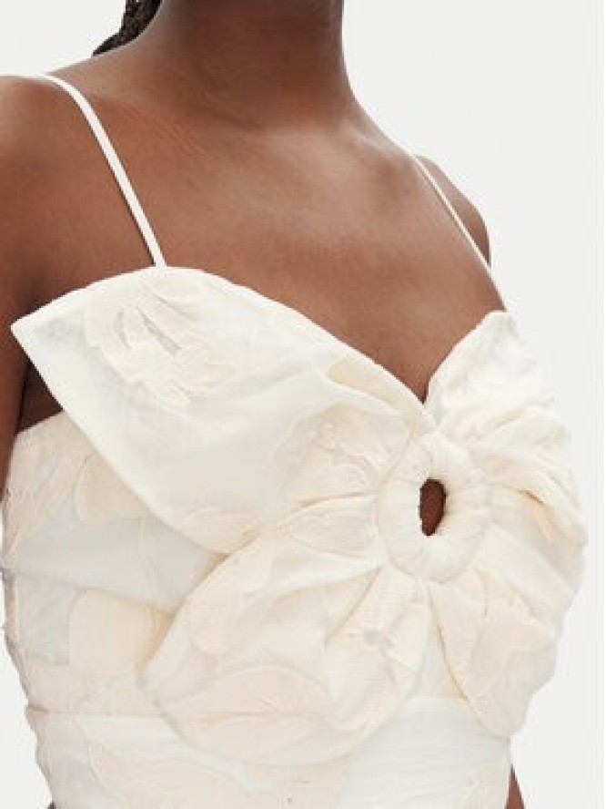 ACCESS FASHION Top 53-2120-558 Écru Slim Fit