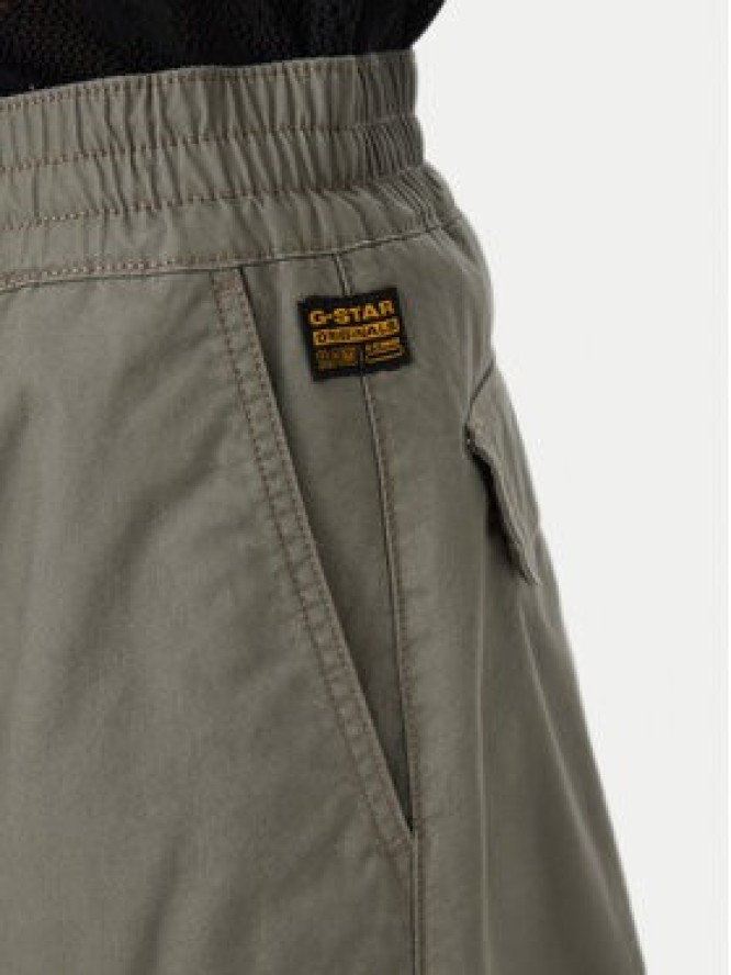 G-Star Raw Spodnie materiałowe D29375-D387 Zielony Loose Fit