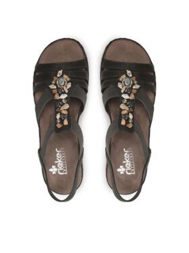 Rieker Sandały 62949-45 Szary