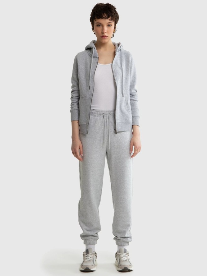 Bluza damska z kapturem szara Laurisana 901