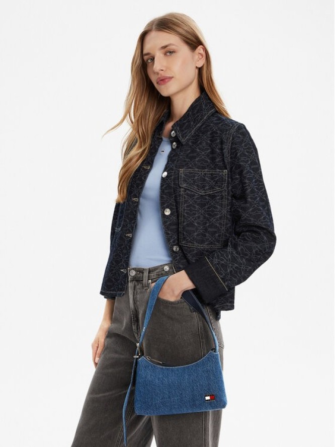 Tommy Jeans Torebka Tjw Cool Denim Shoulder Bag AW0AW17877 Niebieski