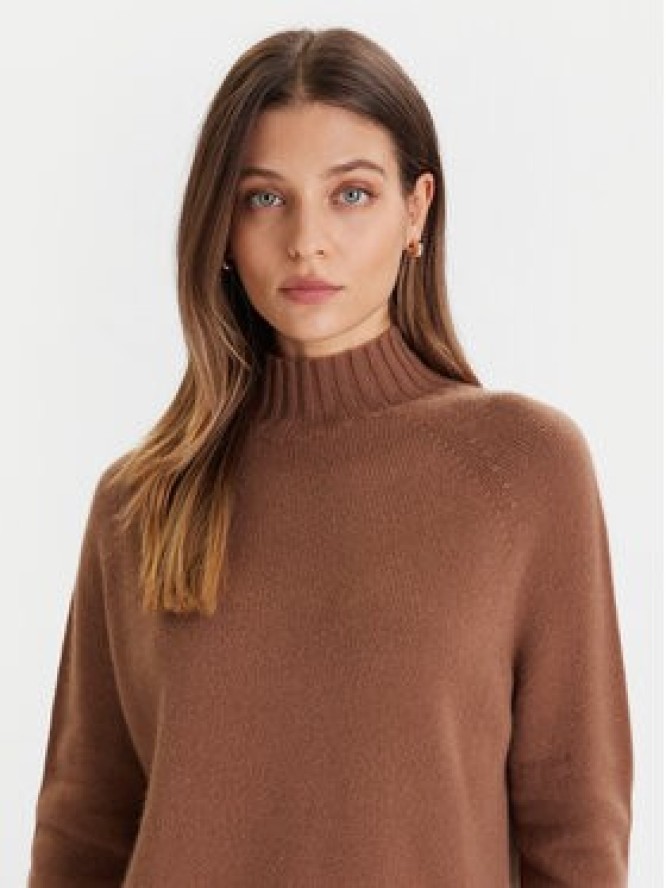 ViCOLO Sweter 77050F Brązowy Regular Fit