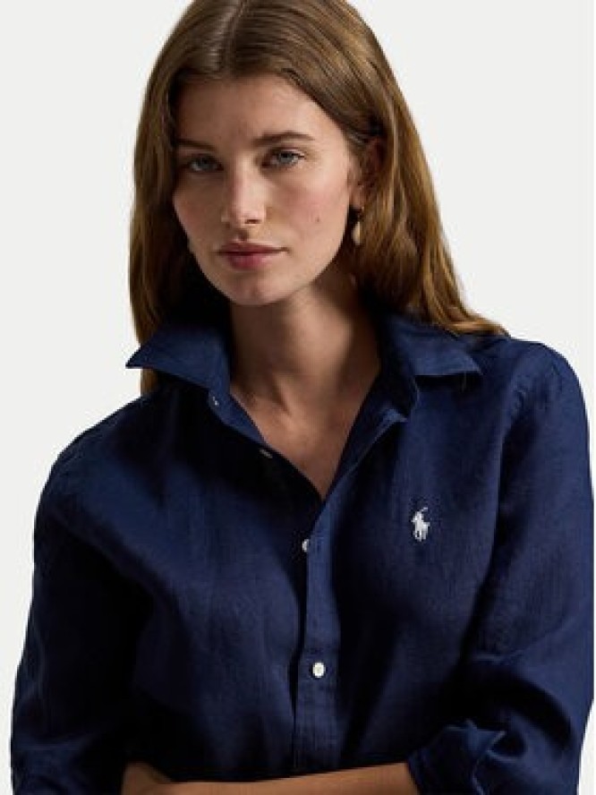 Polo Ralph Lauren Koszula 211970730519 Granatowy Classic Fit