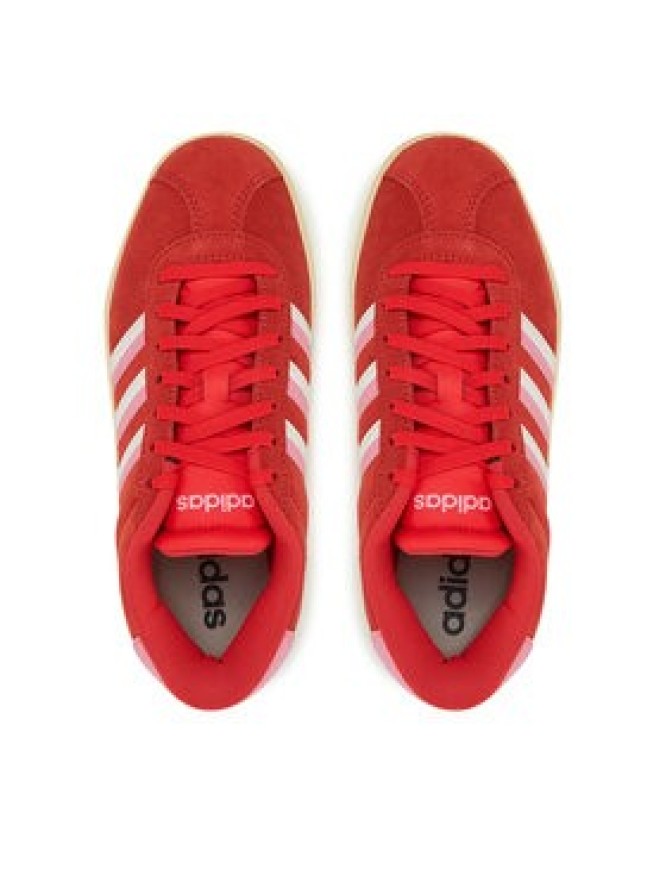adidas Sneakersy VL Court Bold JI1786 Czerwony