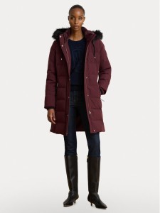 LAUREN RALPH LAUREN Kurtka puchowa 297957509009 Bordowy Regular Fit