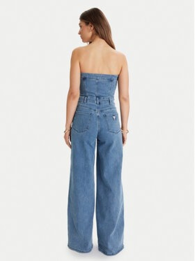 Guess Kombinezon W5BD1F D4LU0 Niebieski Regular Fit