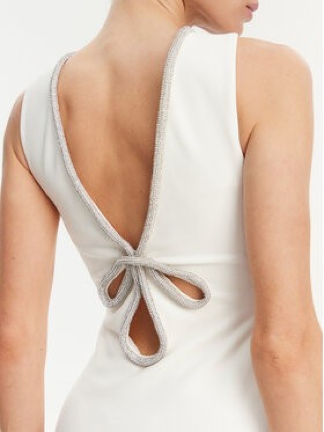 Marciano Guess Sukienka wieczorowa 5RGK45 6869Z Écru Regular Fit