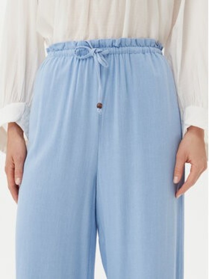 ONLY Spodnie materiałowe Solvi 15338672 Niebieski Cropped Fit