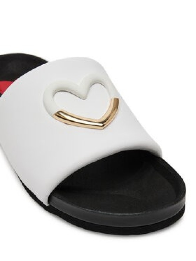 LOVE MOSCHINO Klapki JA28283G1MIE0100 Biały