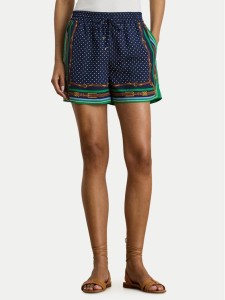 LAUREN RALPH LAUREN Szorty materiałowe 200B20822001 Granatowy Regular Fit