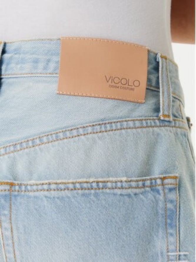 ViCOLO Szorty jeansowe DD5096 A Niebieski Regular Fit