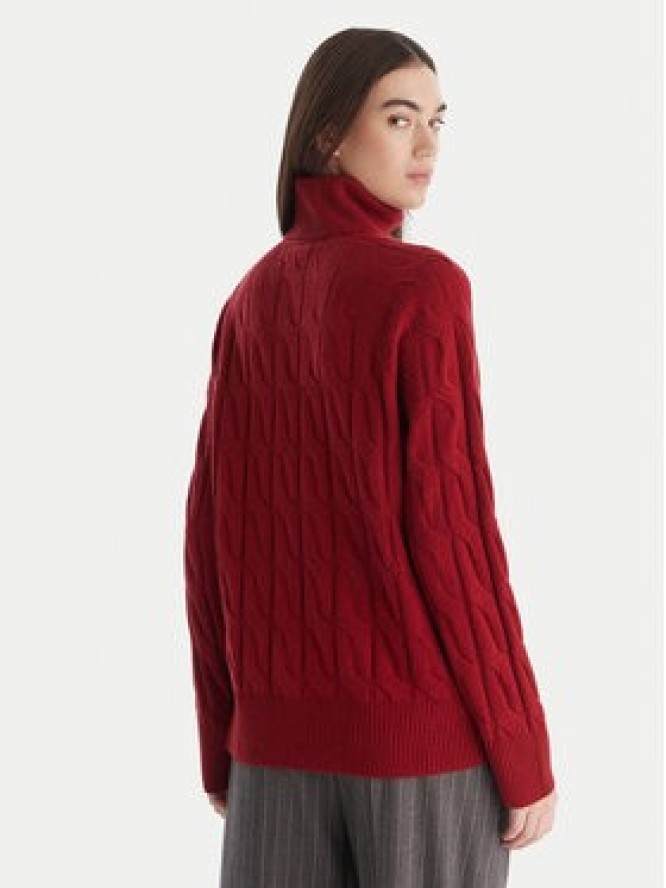 Tommy Hilfiger Golf WW0WW46791 Czerwony Regular Fit