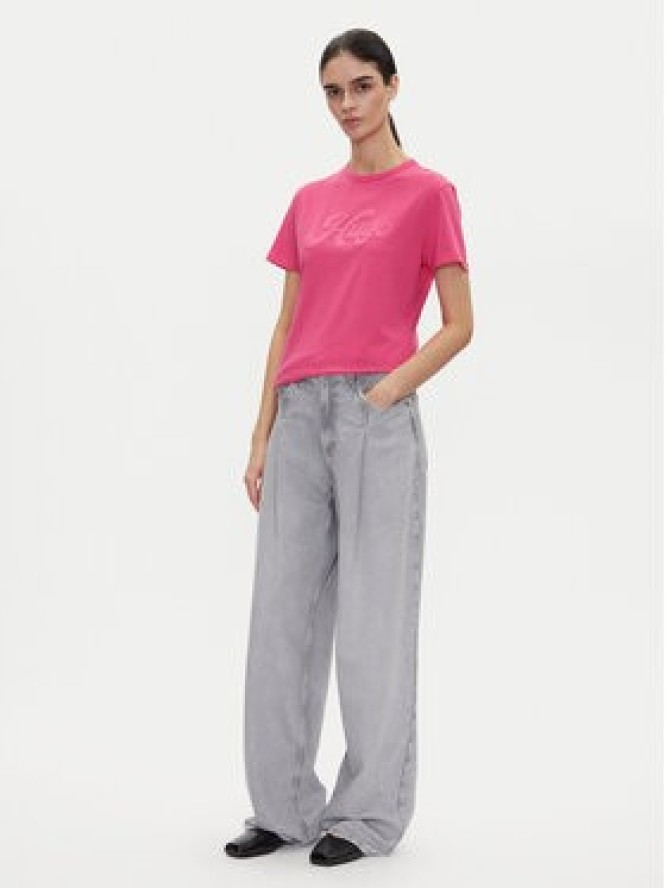 HUGO T-Shirt Damacia_4 50539101 Różowy Regular Fit