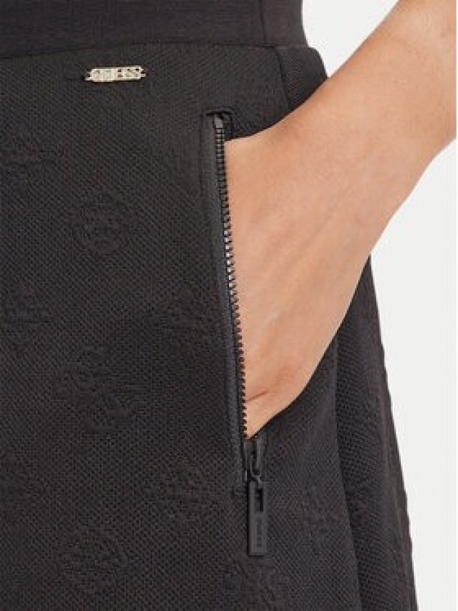 Guess Spódnica mini V5YD03 KBSL2 Czarny Regular Fit