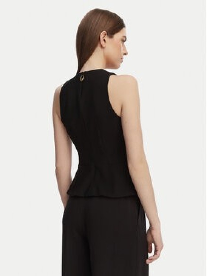 HUGO Bluzka Carmint 50559304 Czarny Slim Fit