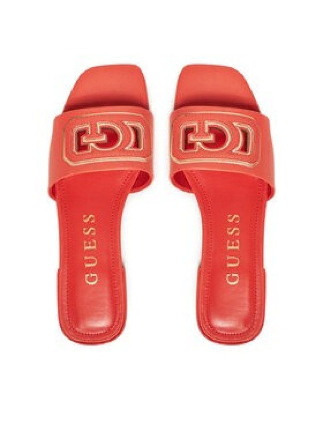 Guess Klapki FLJTAR LEA19 Koralowy