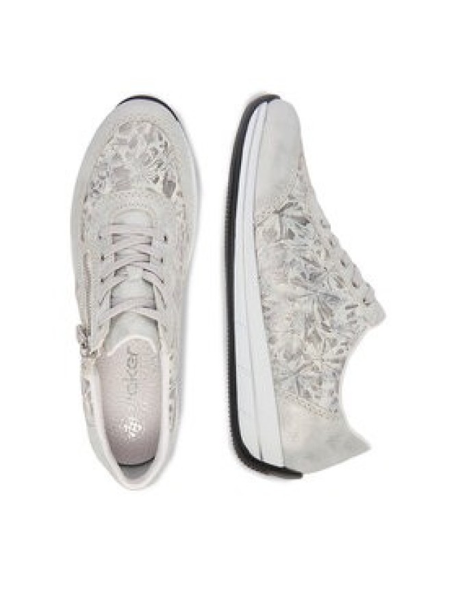 Rieker Sneakersy N1112-80 Srebrny