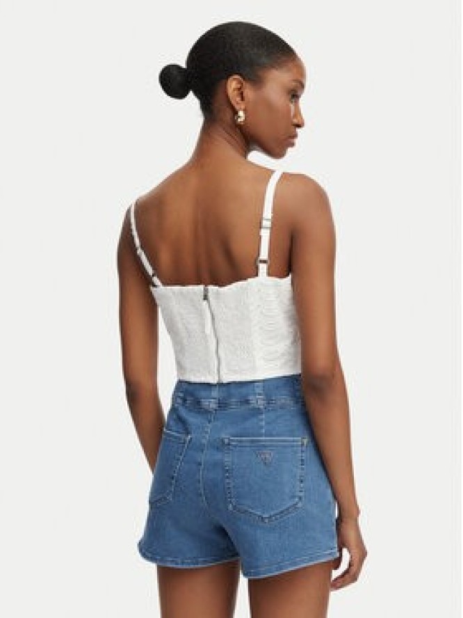 Guess Top W6GH47 W1880 Biały Classic Fit