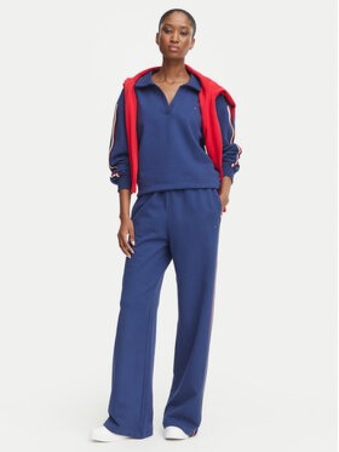 Tommy Hilfiger Spodnie dresowe UW0UW06628 Niebieski Wide Leg