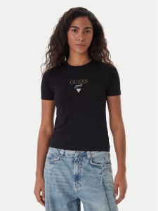 Guess Jeans T-Shirt 180328 Czarny Classic Fit