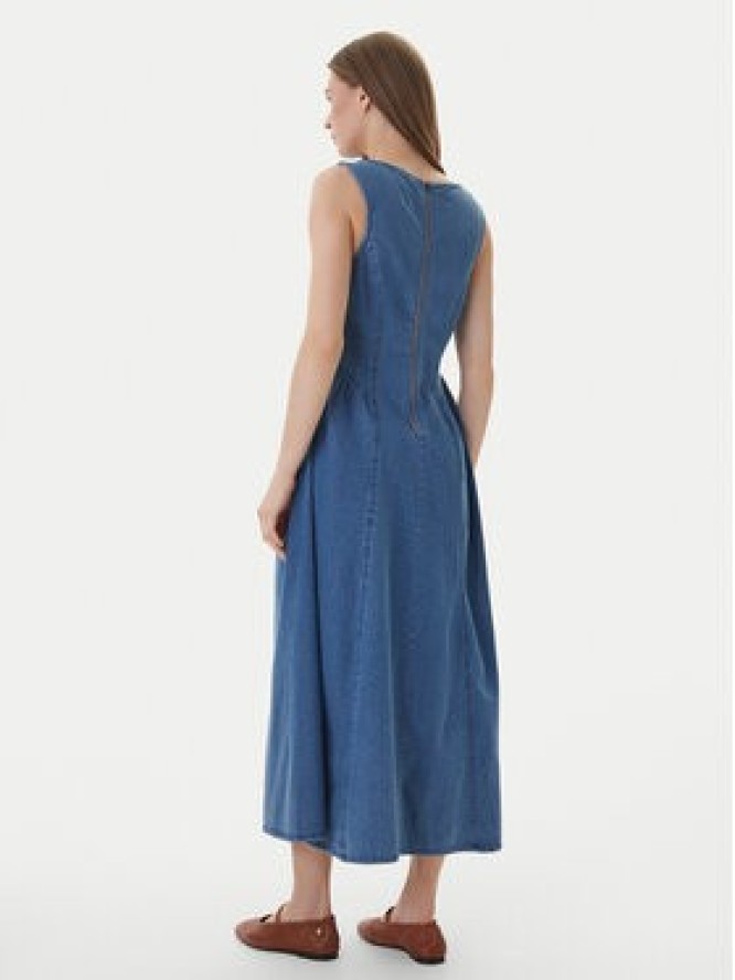 Vero Moda Sukienka jeansowa Kiara 10346411 Niebieski Regular Fit