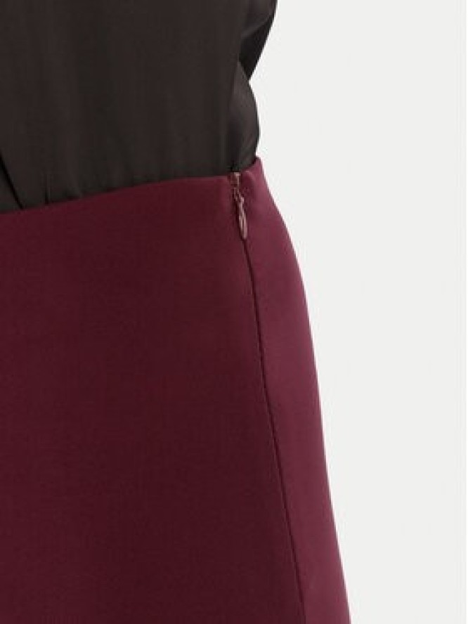 Rinascimento Spodnie palazzo CFC0125425003 Bordowy Wide Leg