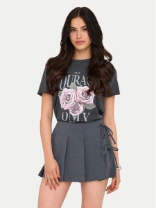 ONLY T-Shirt Lucy 15215721 Czarny Regular Fit