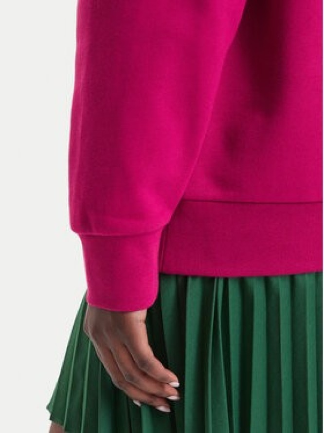 Lacoste Bluza SF7612 Różowy ciemny Oversize