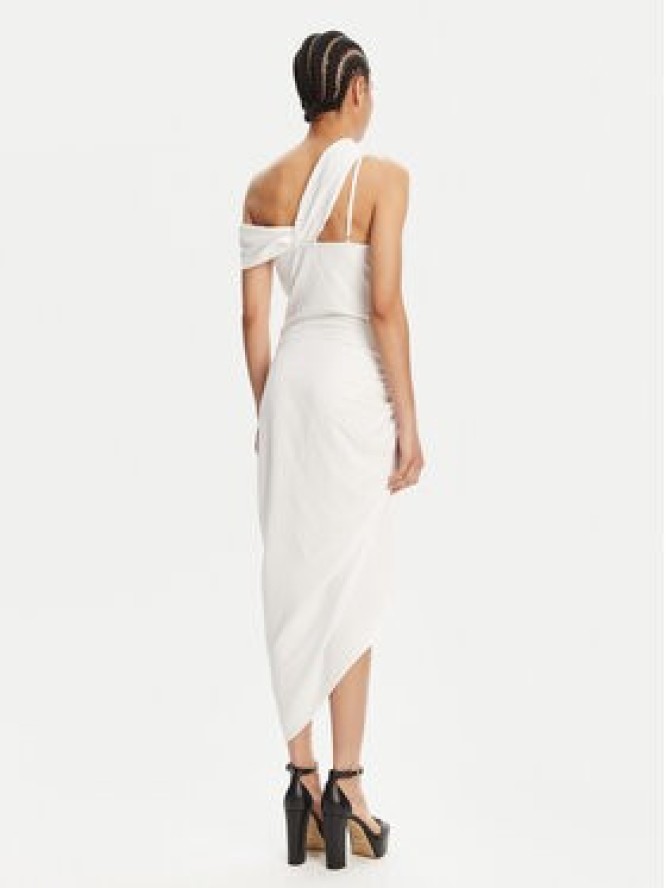 Versace Jeans Couture Sukienka koktajlowa 78HAO903 Biały Slim Fit