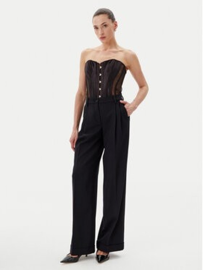 Pinko Spodnie materiałowe Peru' 103701 A1XX Czarny Regular Fit